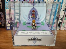 Kingdom Hearts Sora Roxas Summer is Over Handmade Diorama - Retro Cube - Fanart picture