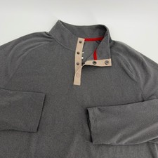 Swannies Weston Snap Neck Performance Golf Pullover Mens XL Grey picture