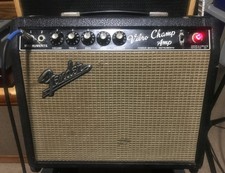 Rare 1966 'Blackface' Fender Vibro Champ Tube Amplifier picture