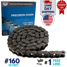 #160 Roller Chain 10 Feet with 1 Connecting Link picture