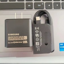 Genuine Samsung  45W USB-C Super Fast Wall Charger for S20+ S22 S23 S24 S25✅ picture