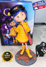 Coraline & Cat Figure Set 20cm PVC Statue Movie Collectible Doll Halloween Gift picture