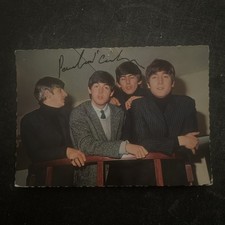 Vintage Paul McCartney Singer Cinema Postcard Signature Autograph picture