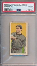 1910 SWEET CAP - BARNEY PELTY VERTICAL - PSA  4 VG-EX (SVSC) FRESHLY GRADED picture