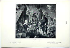 c1920-30s Adoration Of The Magi Half Tone Print Albrecht Durer Uffizi Florence picture