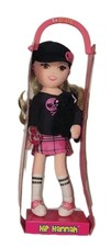 TY Girlz ❤️ HIP HANNAH w/ Cat (12 inch) w/ Unused Code Tag Stuffed Girl Doll Toy picture