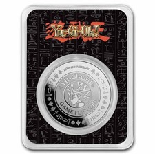 2022 Niue 1 oz Silver Yu-Gi-Oh Game Flip Coin 25th Anniversary , In TEP picture