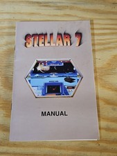 Vintage 1990 Stellar 7 MS-DOS PC Game Manual Only Sierra Dynamix picture