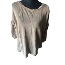 J. Jill Pure Textured Cotton Tunic Pullover Top – Size L picture