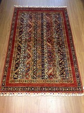 Handmade Multi-colored Oriental Shawl Rug KAZAK 7' 0