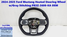 2024-2025 Ford Mustang Heated Steering Wheel W/ Gray Stitching PR3Z-3600-KA picture