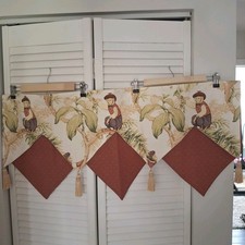 P Kaufmann Valance Tassels Copacabana Monkey Layers Window Curtain RLF Home picture