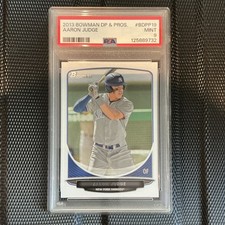 2013 Bowman Draft Picks & Prospects Aaron Judge RC Insert BDPP19 PSA 9 Yankees picture
