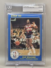 GUS WILLIAMS signed autographed 1984-85 STAR COURT KINGS CARD BECKETT BAS RARE picture