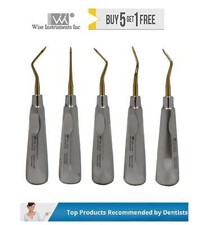 Dental Root Tip Elevators or root tip picks Straight, Left , Right, IN & OUT picture