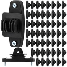 Black Electric Wire Fence Insulators 100 Pcs Wood Post Fence Insulator Set picture