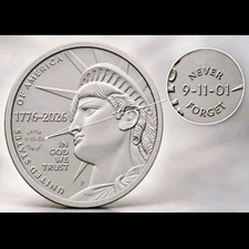 2026-P Liberty Half w/9/11 Never Forget Privy - PRE-SALE picture