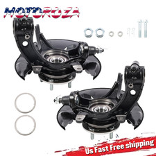 For 2013-17 Honda Accord Front Steering Knuckle Wheel Hub Bearing Assembly 2Pcs picture