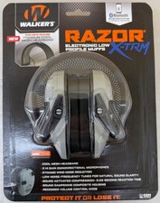 Walkers GWP-XRSEM-BT-GY Razor X-TRM Electronic Low Profile Muffs Bluetooth picture