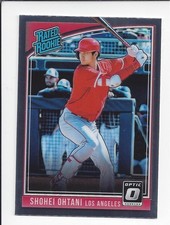 2018 Panini Donruss Optic Shohei Ohtani #56 Rated Rookie Batting picture