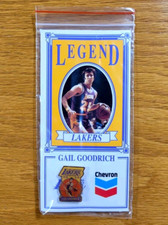 Gail Goodrich Lapel Pin Los Angeles Lakers Vintage Chevron Legend Series Hat Pin picture