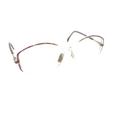 Silhouette SPX 1861 20 6052 Clear Dark Red Eyeglasses Frames 54-12 135 Austria picture
