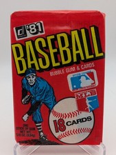 💥 1981 DONRUSS Baseball Factory Sealed Never Opened Wax Pack Gum & 18 Cards QTY picture