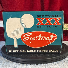 Vintage Rare Sportcraft XXX Official Table Tennis Balls 12-Pack Model 19200  picture