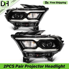 PAIR/2PCS LED DRL Headlight W/ Halogen Signal & Bulb For Dodge Durango 2021-2024 picture