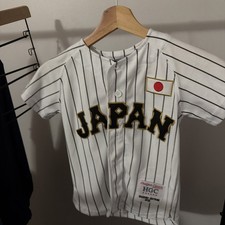 HEADGEAR CLASSICS JAPAN SHOHEI OHTANI #16 WHITE BASEBALL YOUT KIDS JERSEY XSMALL picture
