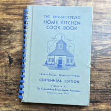 1945 Fredericksburg Home Kitchen Cook Book 5th Edition RARE Texas Cookbook picture