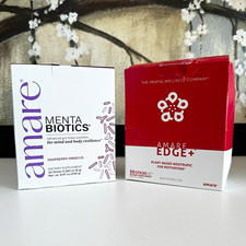 Amare Happy Juice MentaBiotics  + Watermelon EDGE+ 30 Servings NEW FAST SHIP picture