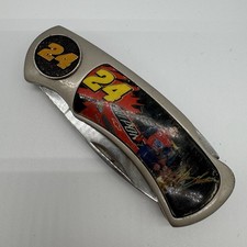 Vintage Jeff Gordon 24 DuPont Lockback Pocket Knife Racing Collectible NASCAR picture
