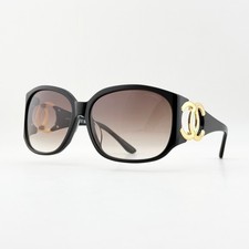 CHANEL CH6014 Women Oversized Wrap Sunglasses Brown Gradient Lens CC Logo picture