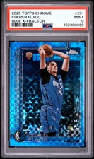2025 Topps Chrome Cooper Flagg #251 Blue X Fractor picture