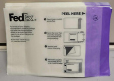 2x FedEx Shipping Pouches 100 in each Bag - 7x10 Inches Totaling 200 picture