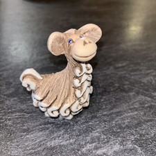 Llama Figurine Short cute adorable fuzzy unique style gift Miniature Super Cute picture