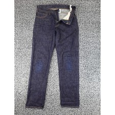 Soulive Raw Selvedge Denim Jeans Mens 28 Dark Indigo Good BLX-0202 Japan Made picture