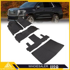 Full Floor Mats & Cargo Liner Set for 2021-2025 Tahoe Yukon Escalade Bucket Seat picture