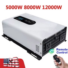 5000W 8000W 12000W 12V 24V 48V 72V Optional 110V Pure Sine Wave Power Inverter picture