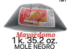 Mole Mayordomo oaxacan artisian, vegan paste, hand made, 1 kilo 35.2 ounces  picture