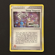 Swoop Teleporter Pokemon Card #92 EX Team Rocket Returns Near Mint picture
