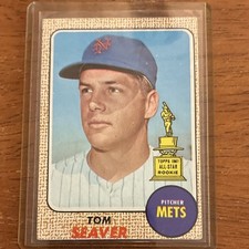 Topps 1968 Tom Seaver Rookie #45 New York Mets MLB Baseball Card picture