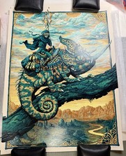 NC Winters Pale Rider ECLIPSE EDITION Poster Primus Rare LE/50 Signed Numbered🦎 picture