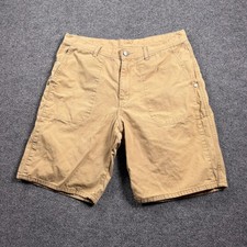 Patagonia Canvas Utility Shorts Mens 34 Tan Organic Cotton Rugged Hiking Work picture