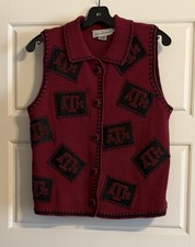 Vintage Texas A&M Sweater Vest Sz S picture
