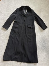 Vintage London Fog Full Length Trench Coat Velvet Collar PaisleyLiner 4P picture