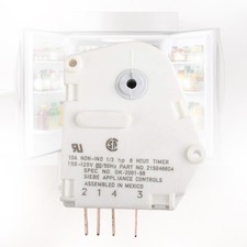Refrigerator Defrost Timer AP2592907 120V 6 Hour 21 Min Frigidaire 215846604 picture