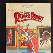 Sotheby’s The Art of Who Framed Roger Rabbit Paperback Illustrated Book picture