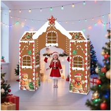 Christmas Gingerbread House Set - 7 Pcs Party Decor] picture